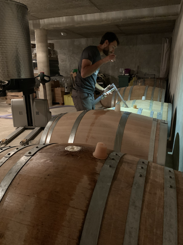 Photo Domaine Coustheur Bonnard - invité de l'Association Beaujol'art - dégustation de vin à bien boire en Beaujolais BBB